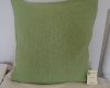 (image for) Hemp Cushion Cover - Grass Green - 45cm x 45cm