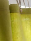 (image for) Hemp Shower Curtain Purely Lime Green 143cm Width