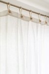 (image for) Hemp Shower Curtain Purely White - 90cm x 180cm - SOLD OUT